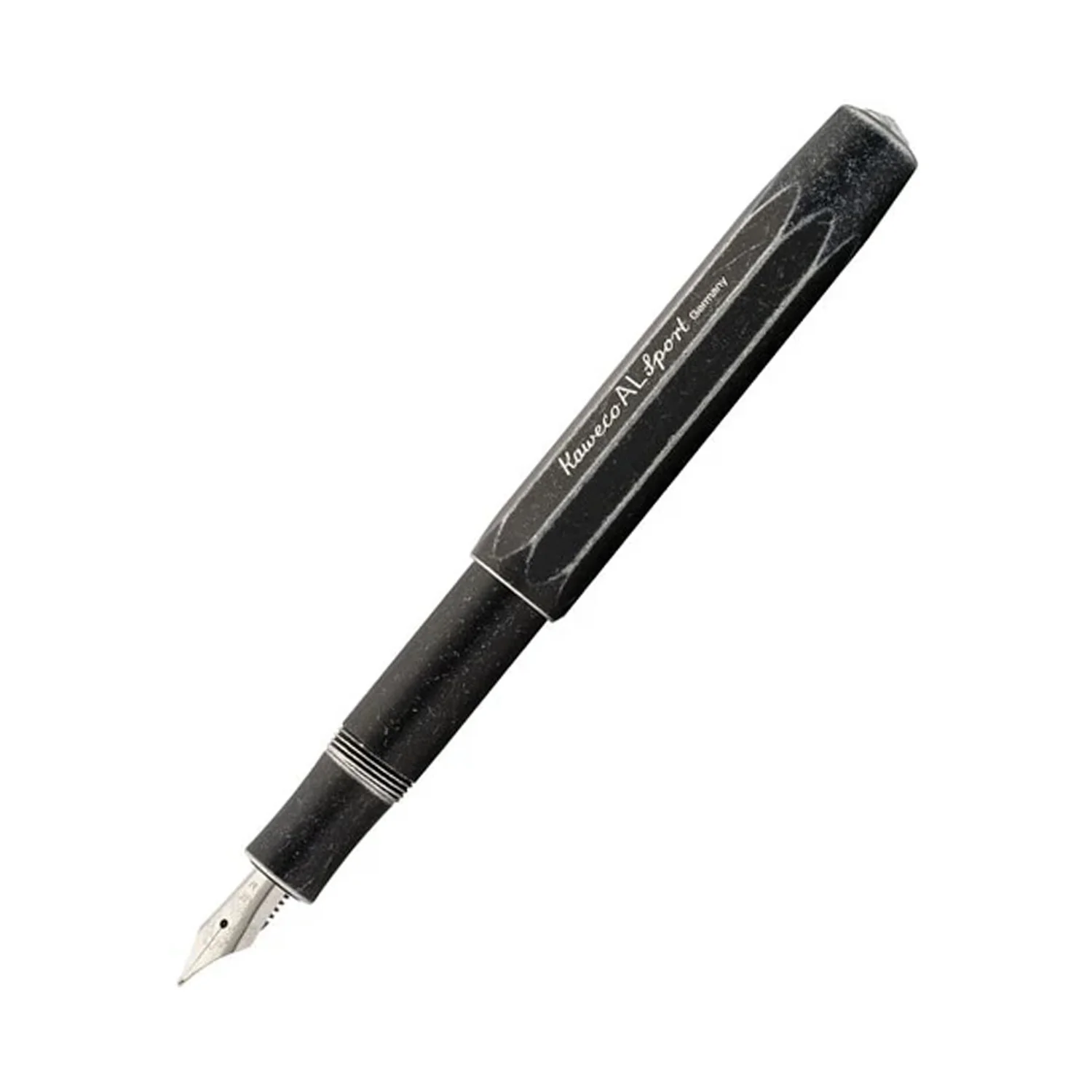 Kaweco AL Sport Fountain Pen without Clip - Stonewashed Black