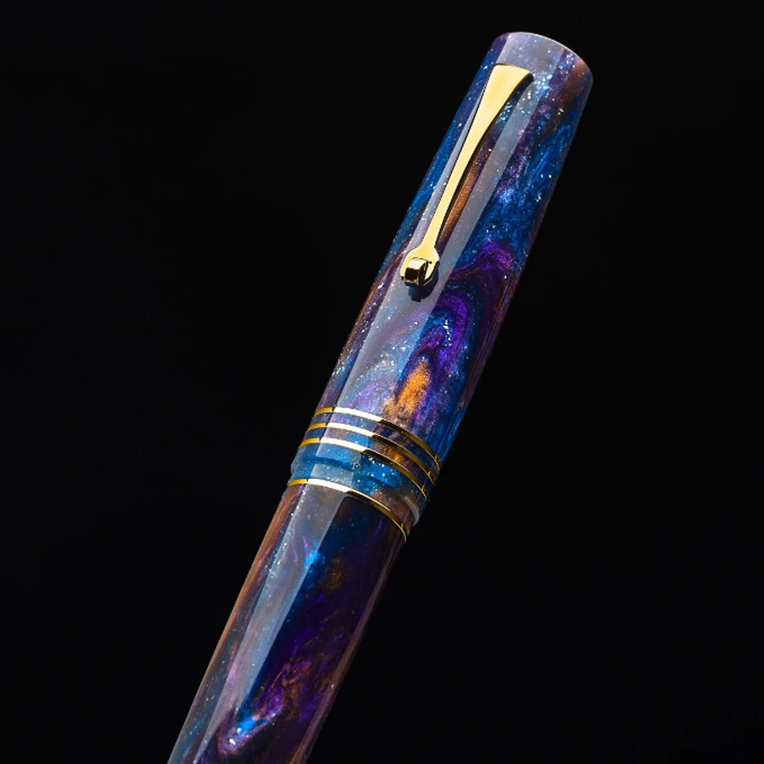 Leonardo MZ Grande 2.0 Galattica No.8 14K Gold Fountain Pen - Universe GT (Limited Edition)