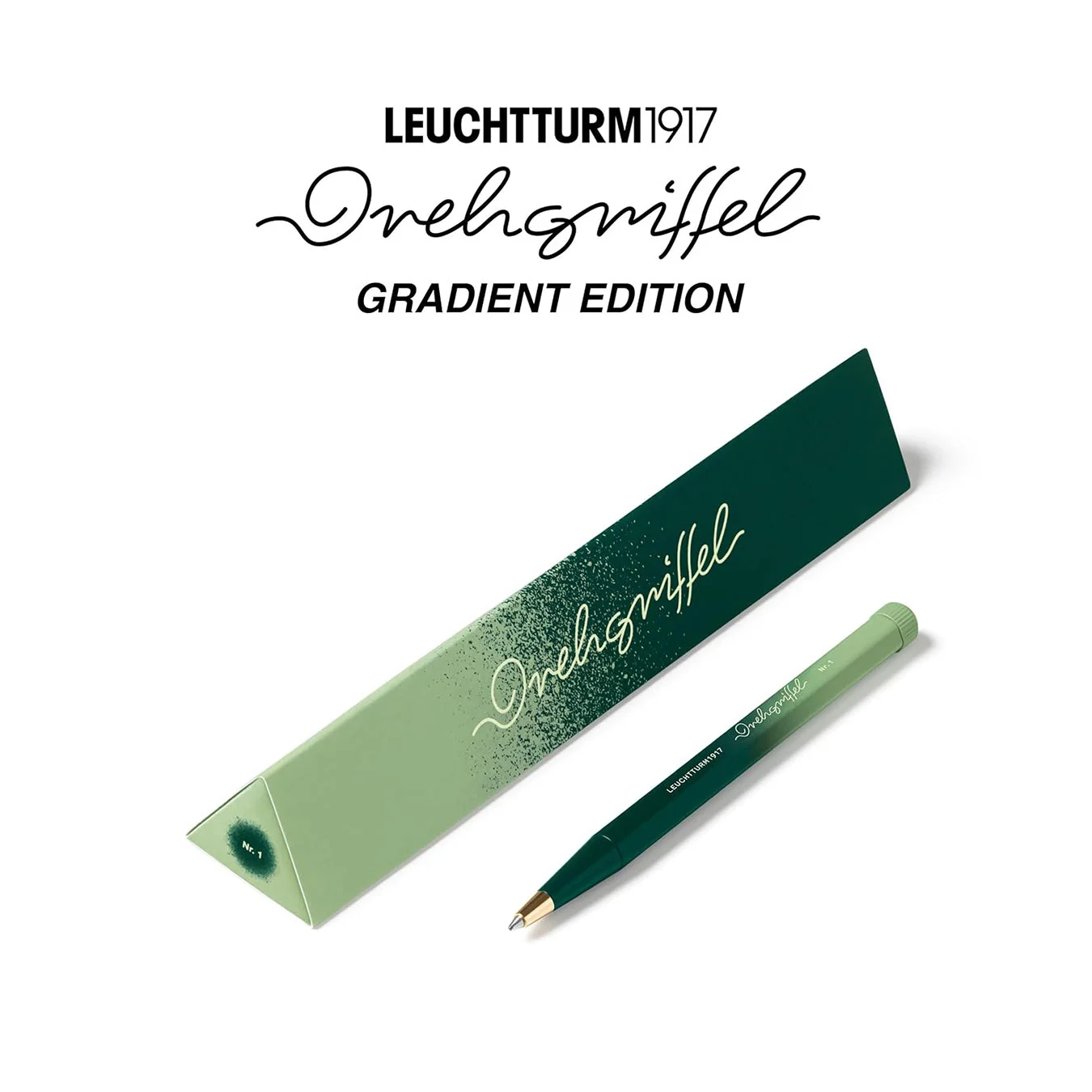 Leuchtturm1917 Drehgriffel Nr. 1 Gradient Forest Green/Sage Ballpoint Pen