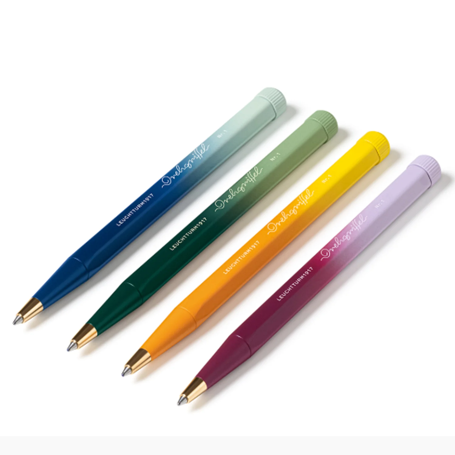Leuchtturm1917 Drehgriffel Nr. 1 Gradient Edition Ball Pen - Port Red / Lilac (Limited Edition)