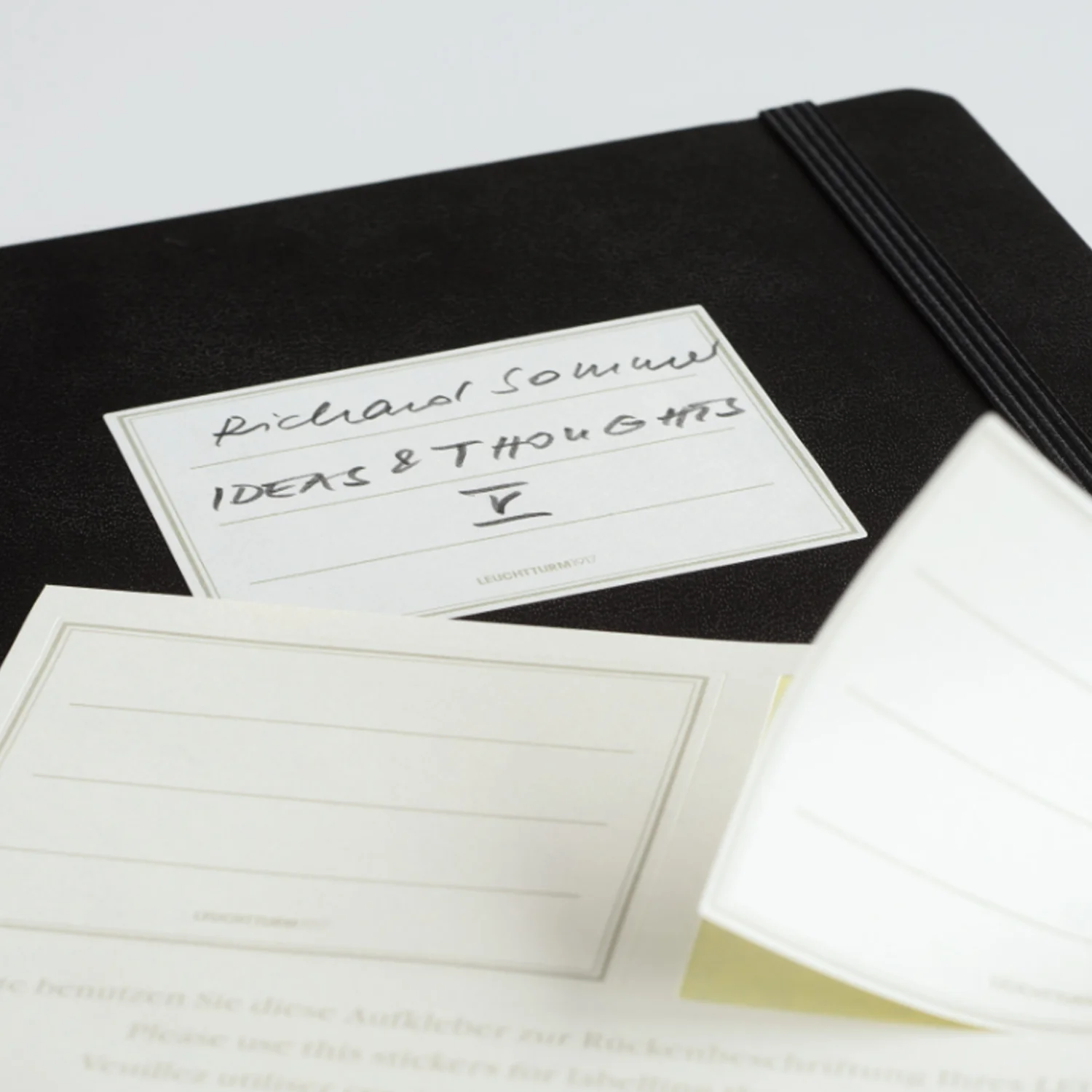 LEUCHTTURM1917 Master Classic A4+ Hardcover Notebook Black Ruled