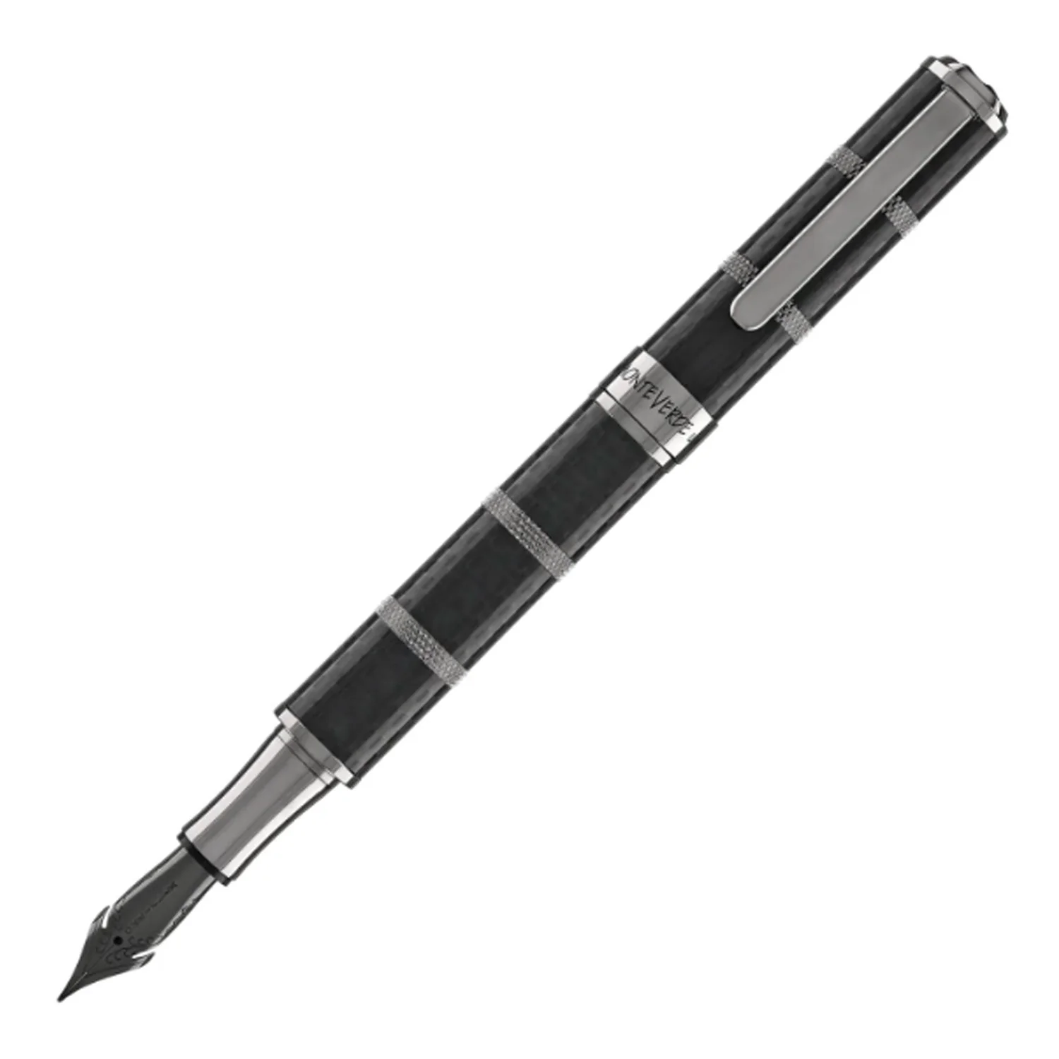 Monteverde Regatta Sport Fountain Pen - Carbon Fibre  Medium