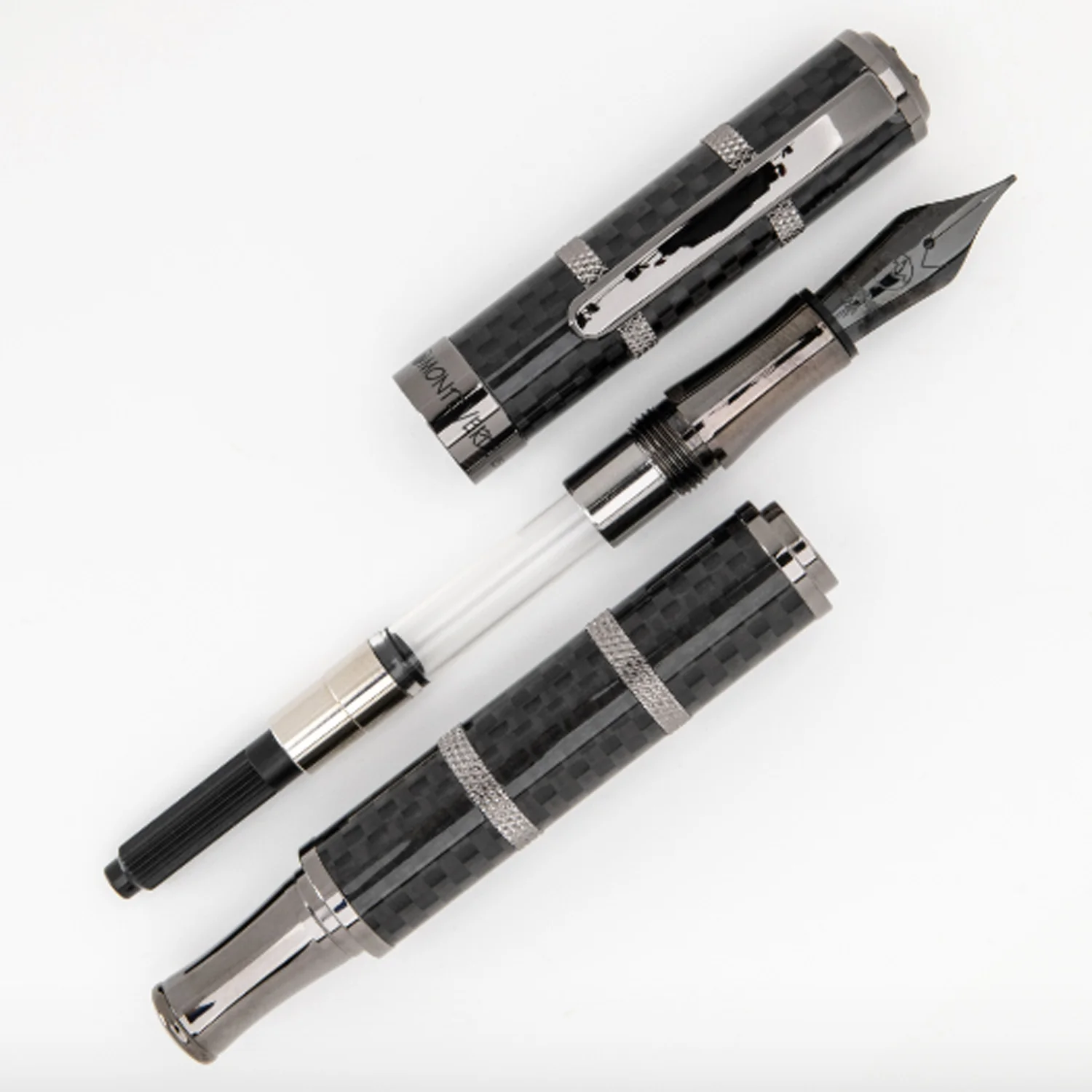 Monteverde Regatta Sport Fountain Pen - Carbon Fibre  Medium