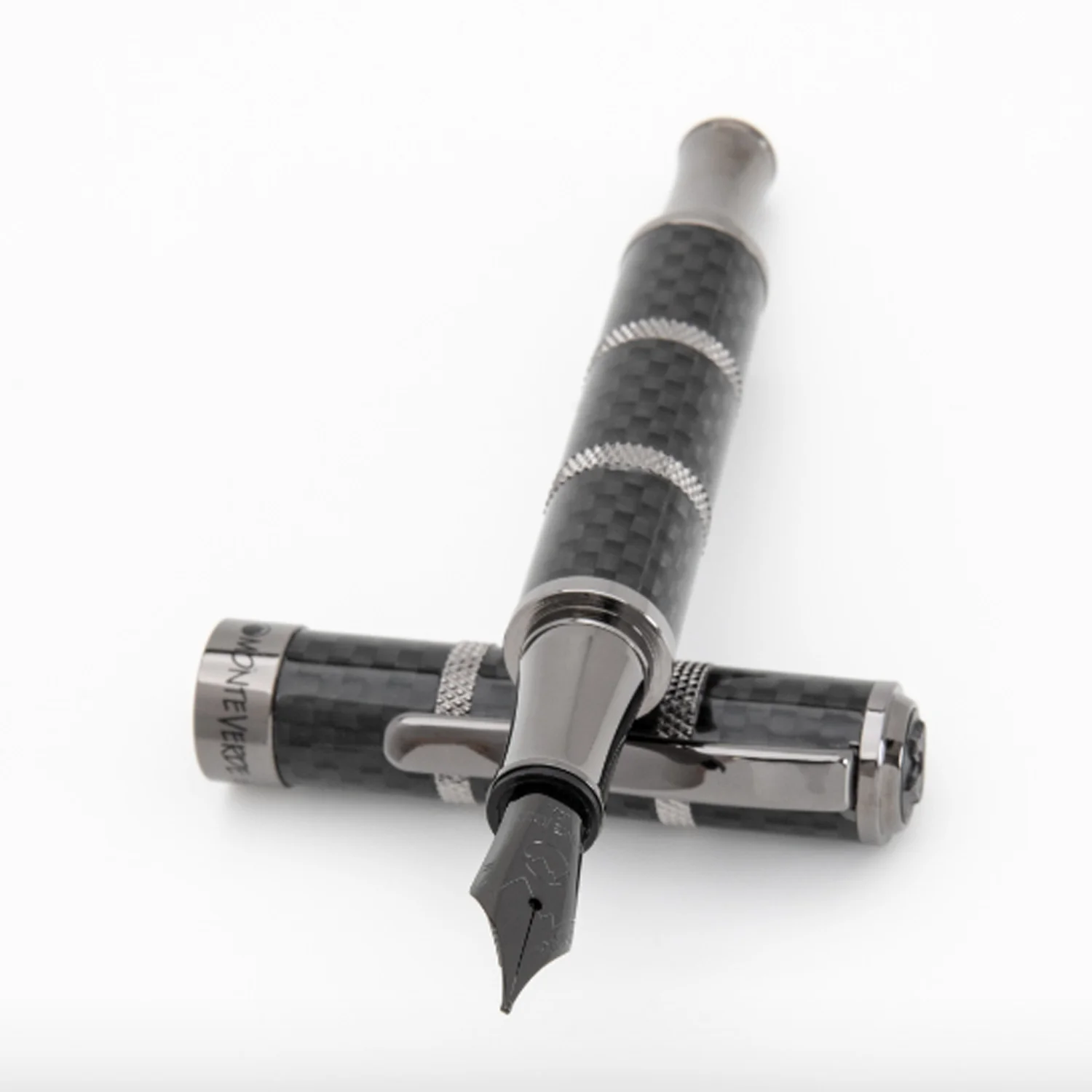 Monteverde Regatta Sport Fountain Pen - Carbon Fibre Broad