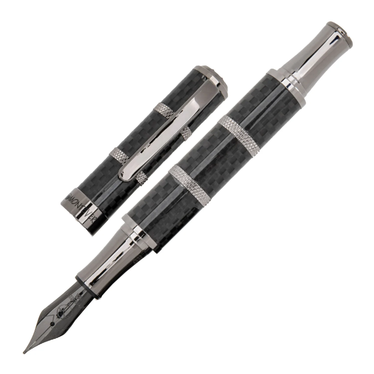 Monteverde Regatta Sport Fountain Pen - Carbon Fibre Broad