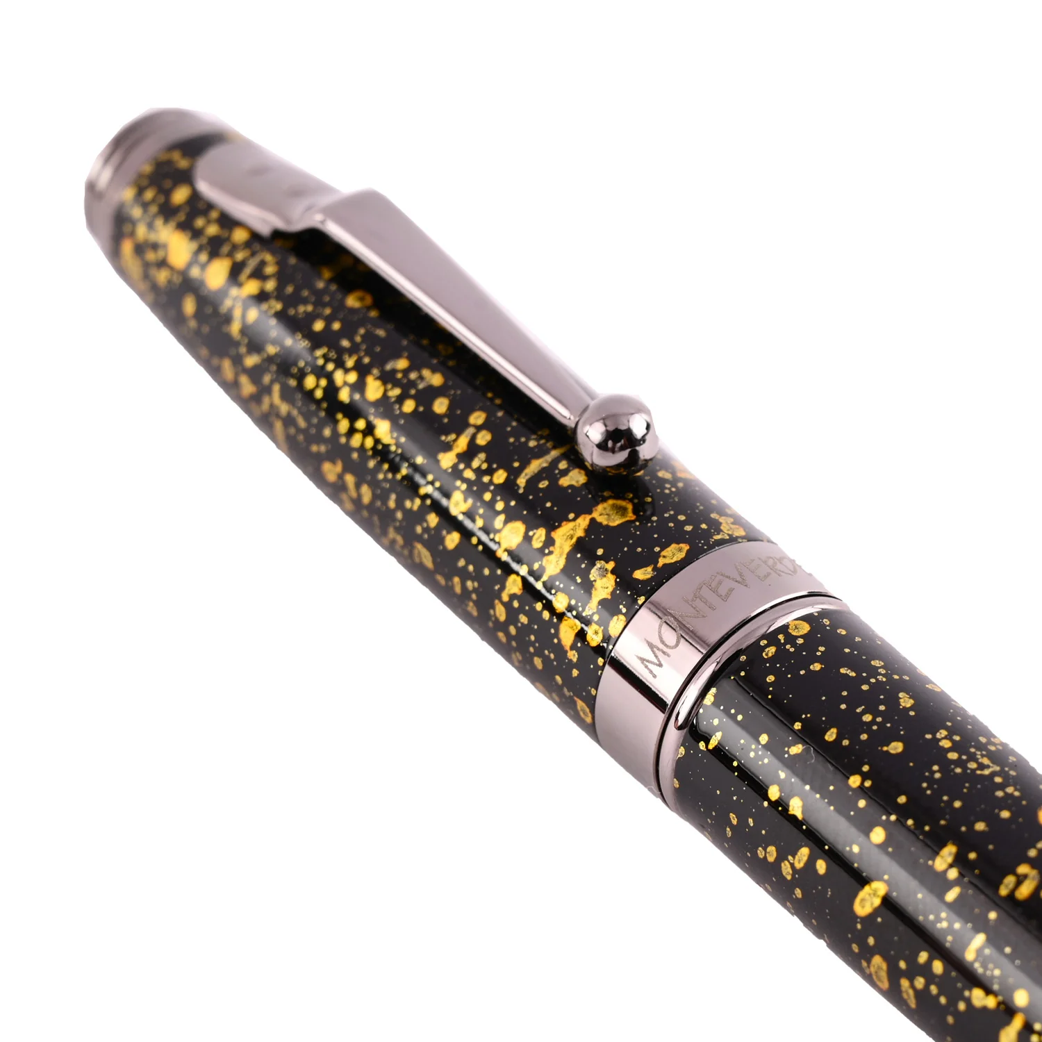Monteverde Invincia Vega Fountain Pen - Starlight Yellow Broad
