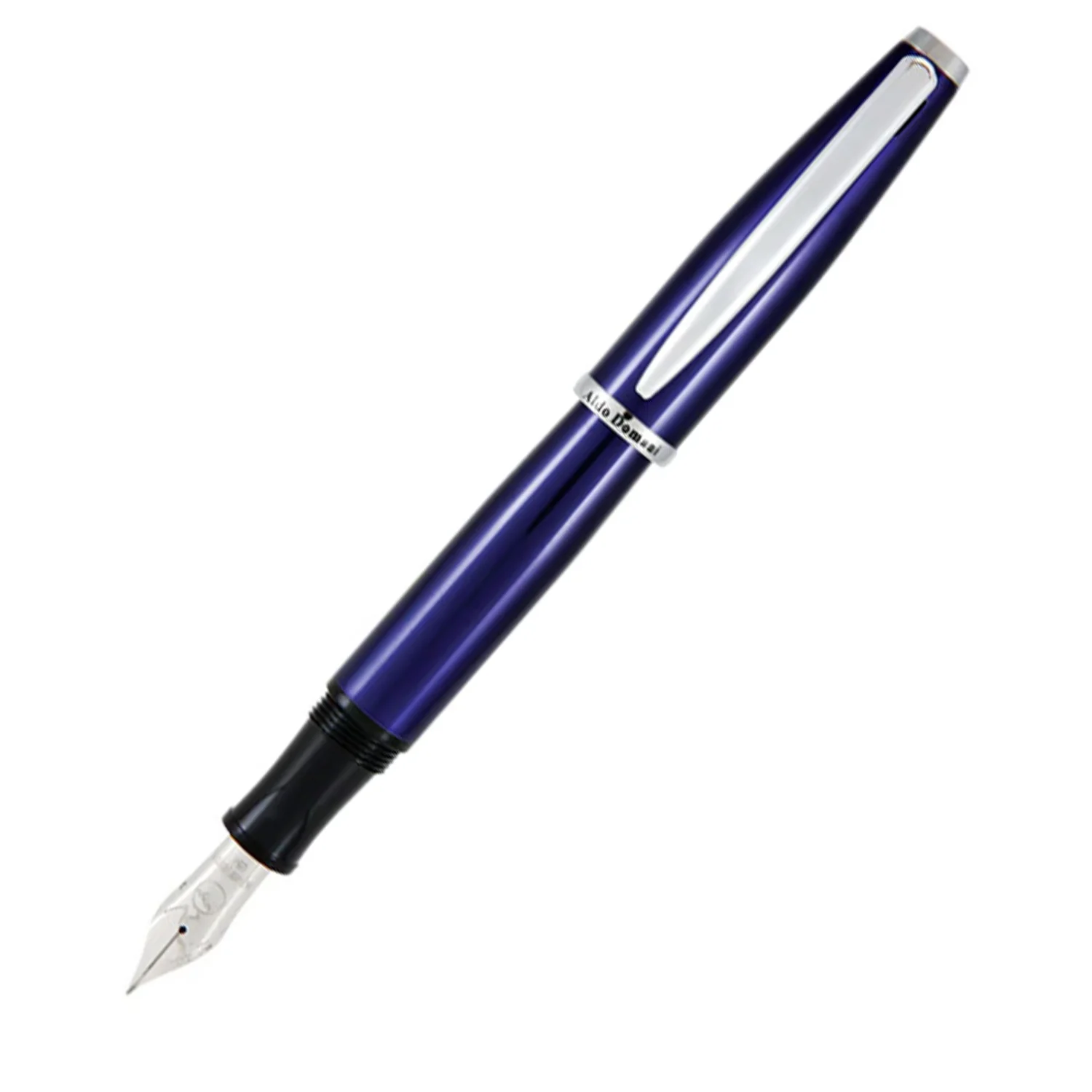 Monteverde Aldo Domani Fountain Pen - Blue CT Medium
