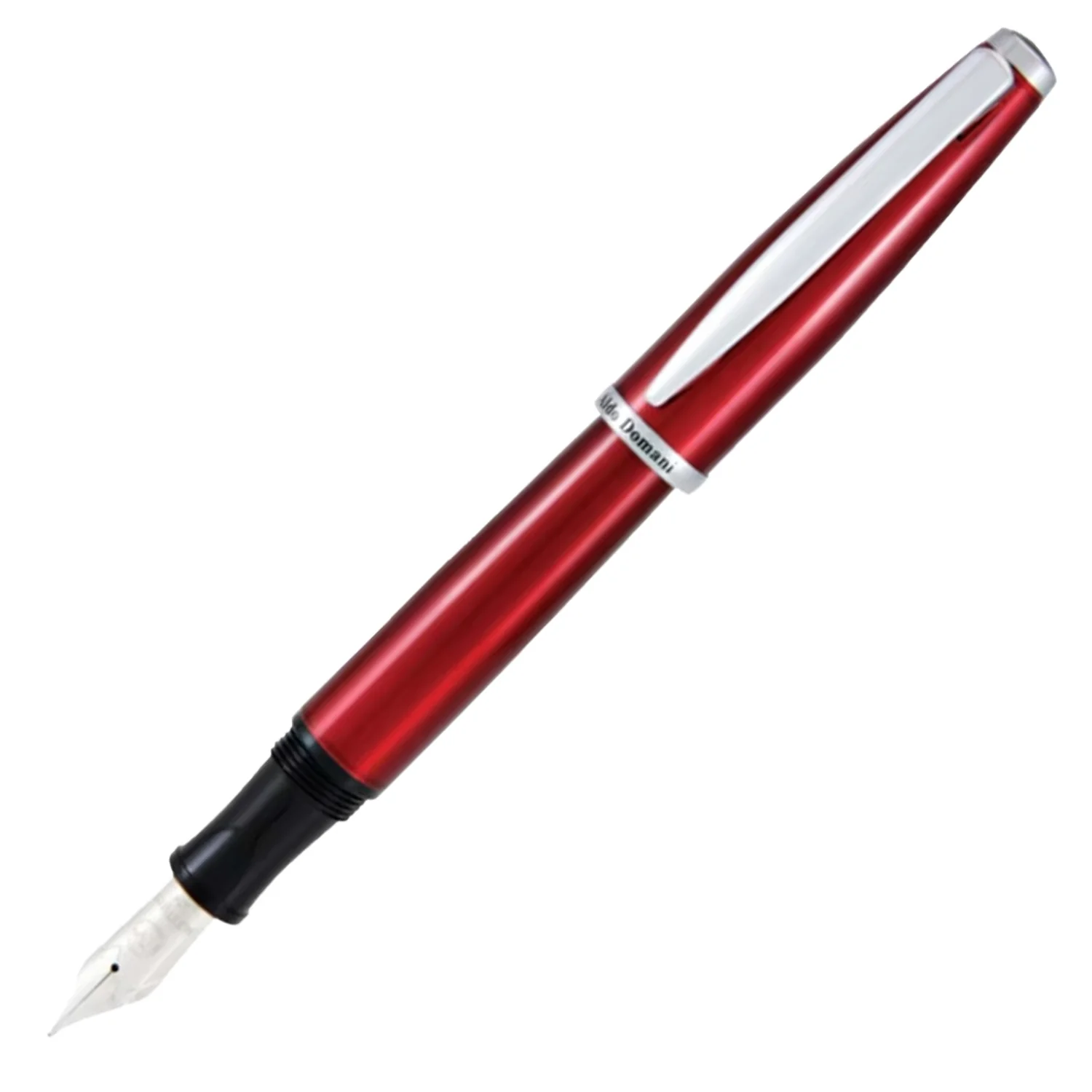 Monteverde Aldo Domani Fountain Pen - Red CT Medium