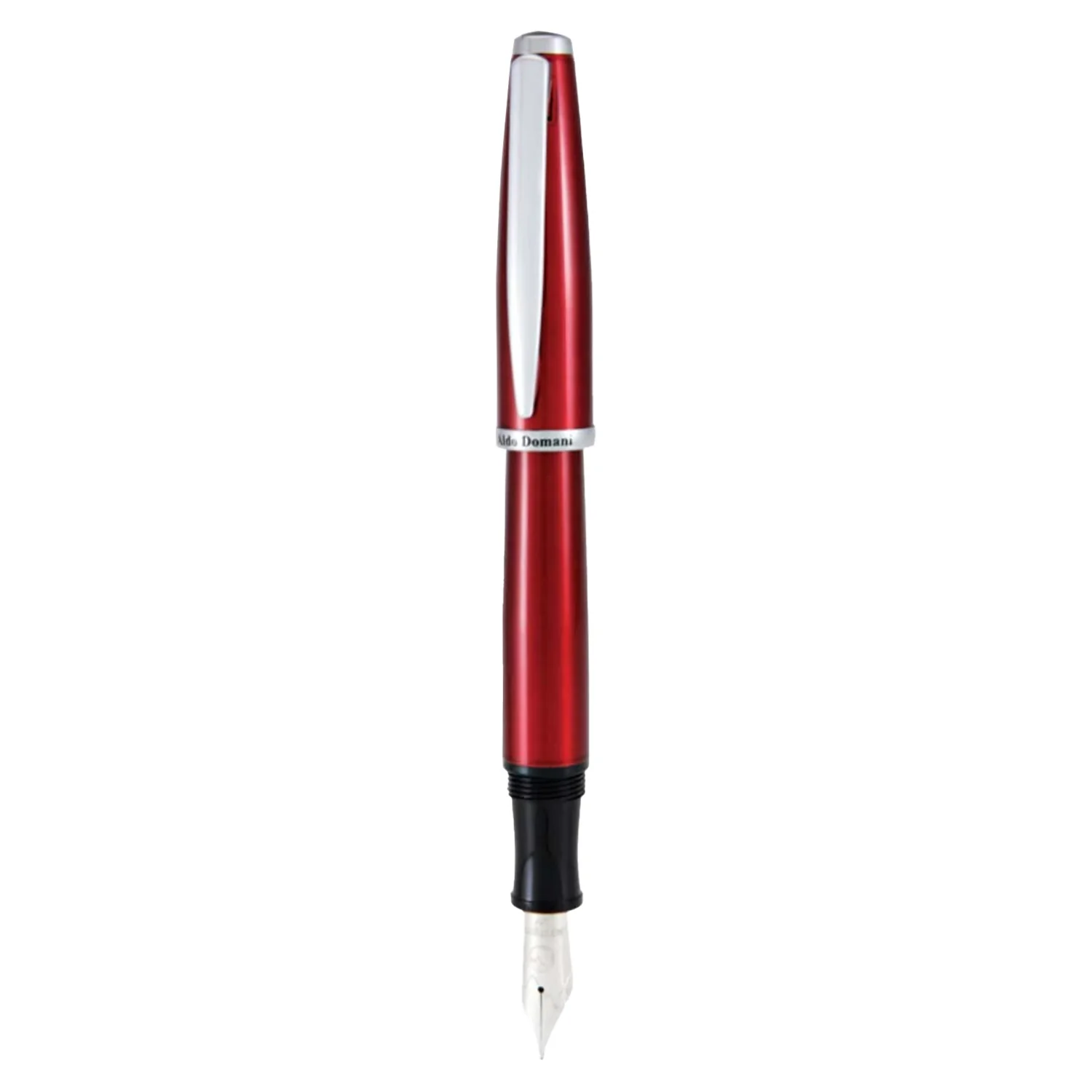 Monteverde Aldo Domani Fountain Pen - Red CT Broad