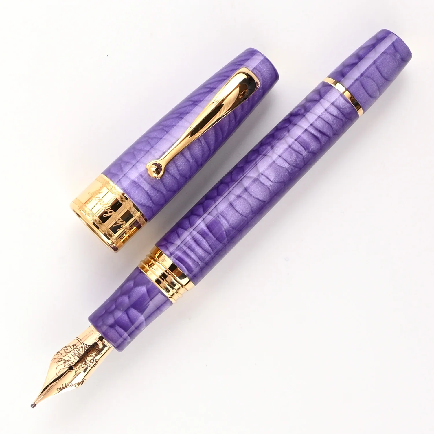 Montegrappa Regal Year of the Dragon Fountain Pen - Royal Purple (Limited Edition) Broad