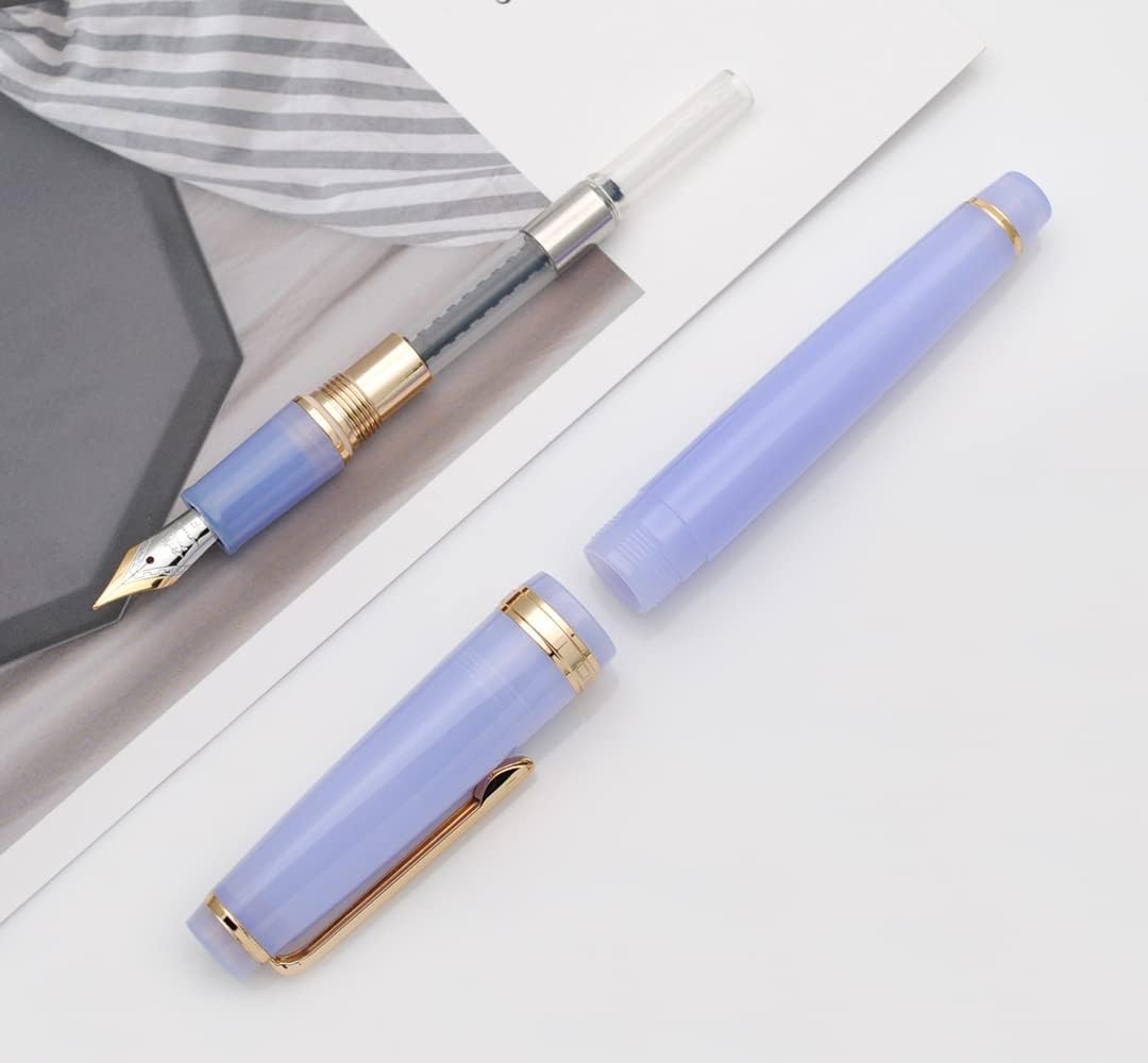 JINHAO 82 FOUNTAIN PEN TRANSPARENT TARO PURPLE GT FP MEDIUM NIB