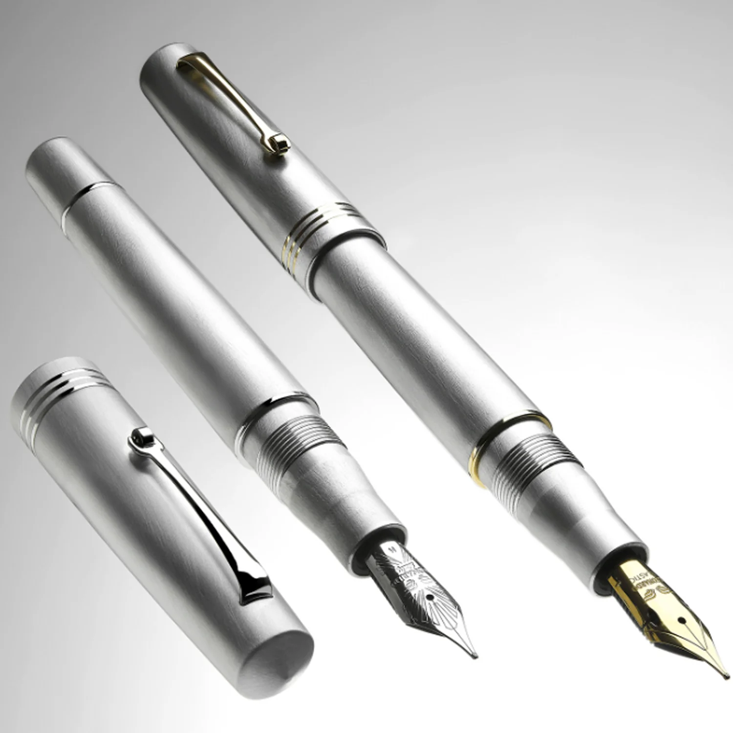 Leonardo Momento Zero Fountain Pen - Aluminia CT (Limited Edition) Medium