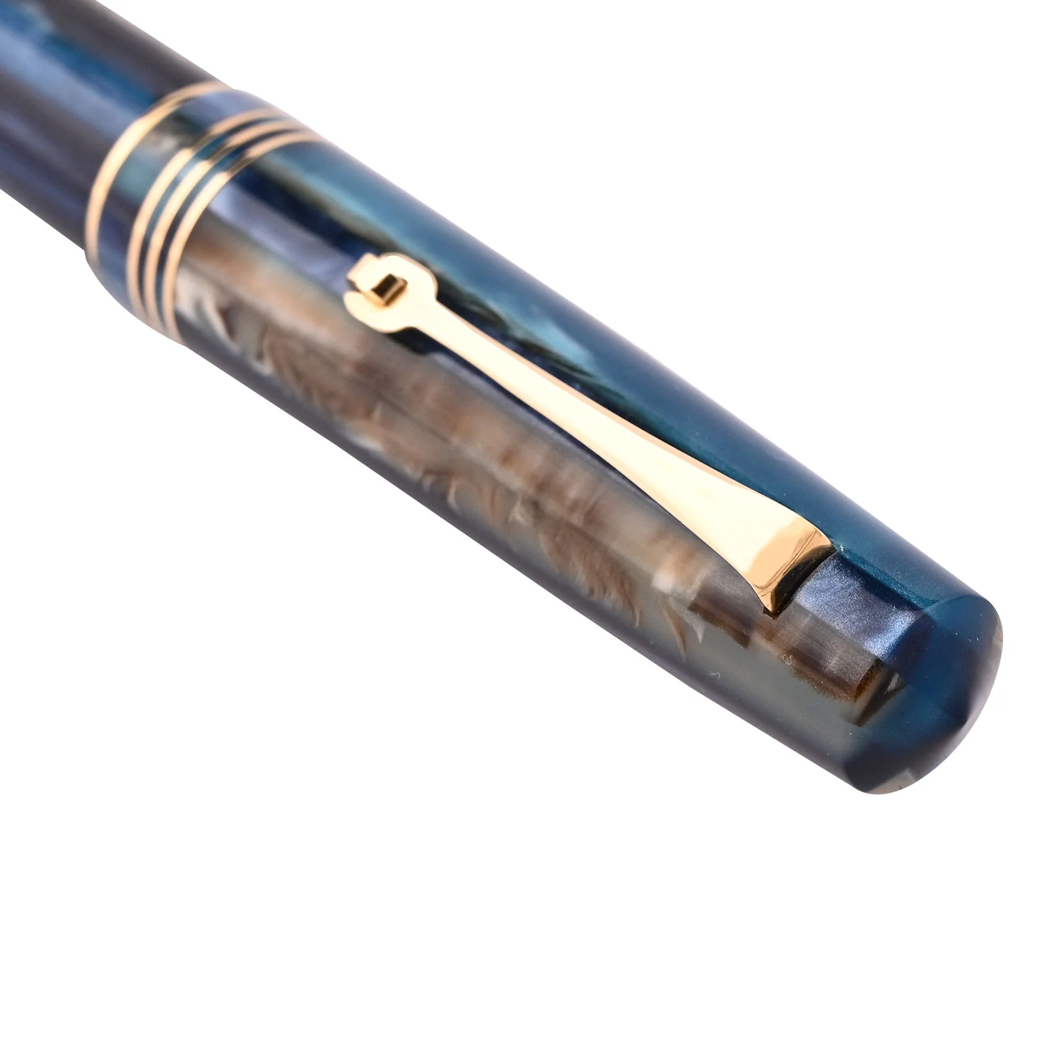 Leonardo Momento Zero Fountain Pen - Blue Hawaii GT  FINE