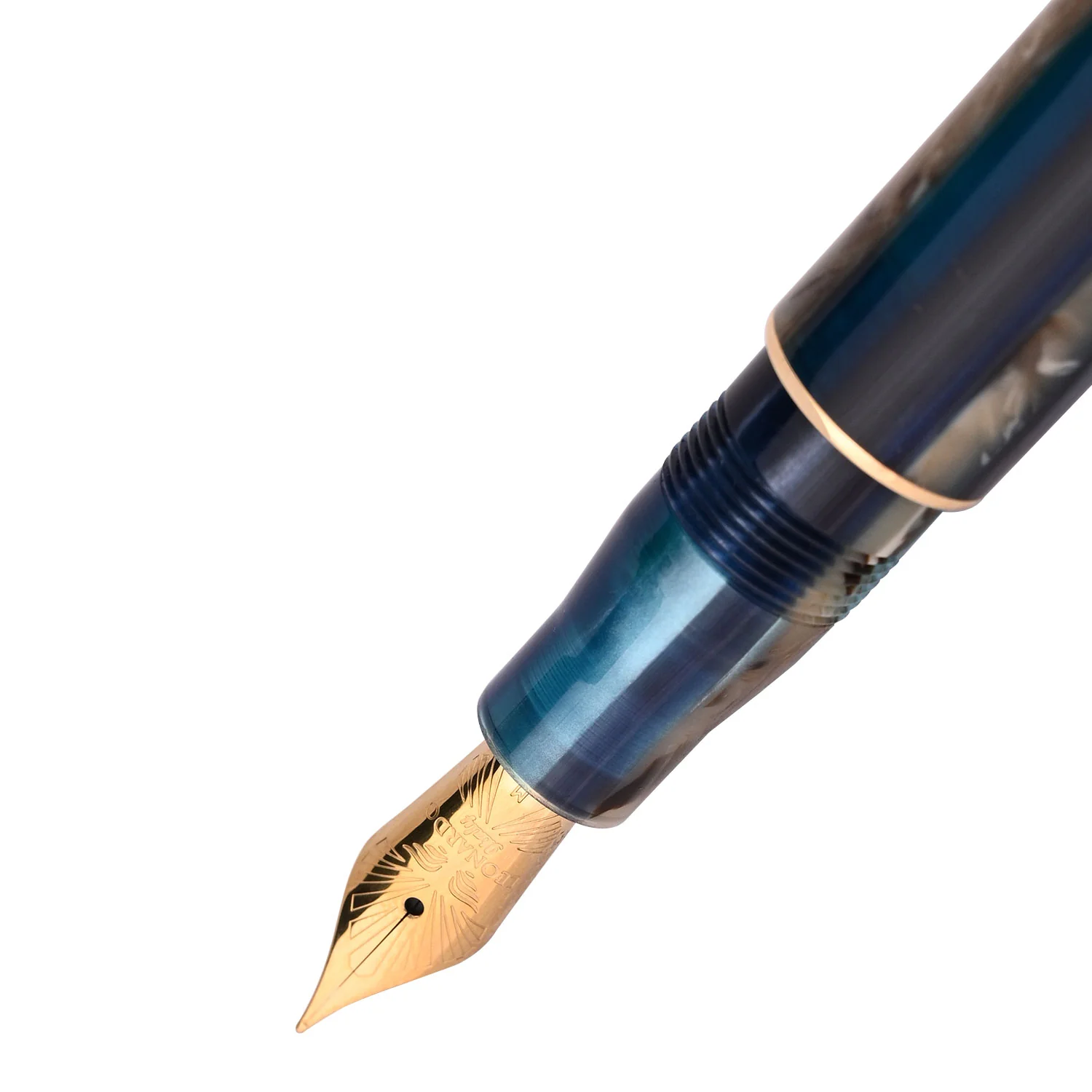 Leonardo Momento Zero Fountain Pen - Blue Hawaii GT Extra Fine