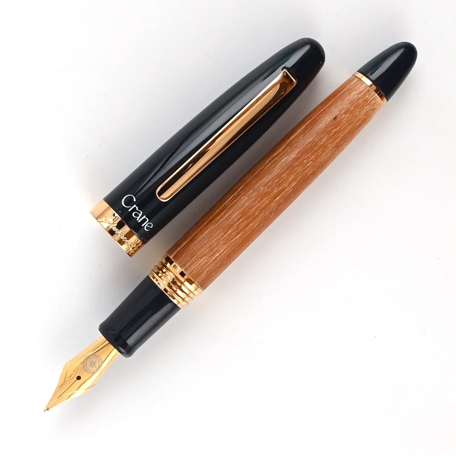 Esterbrook x Crane Mariner Fountain Pen - Teak GT Broad
