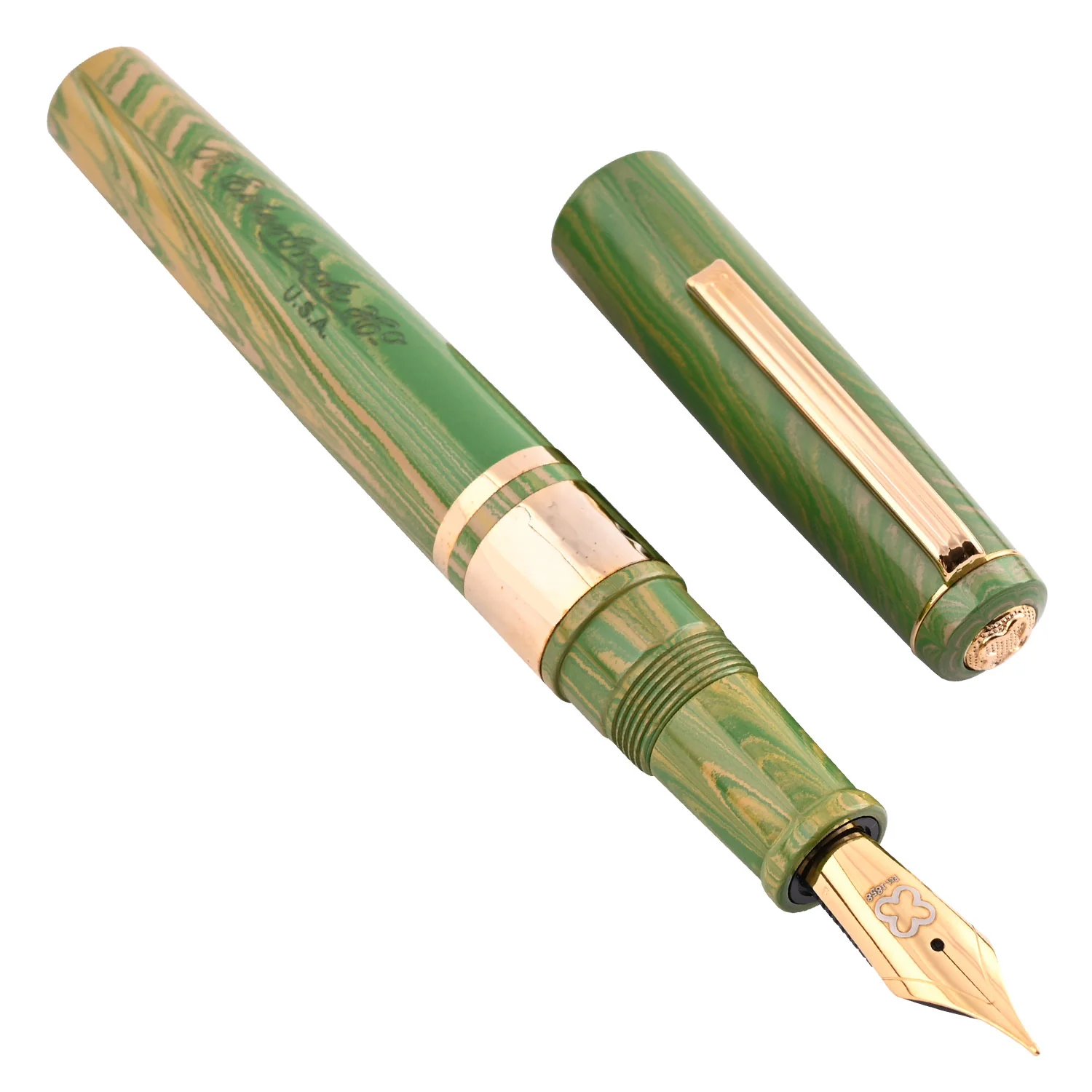 Esterbrook Big-J Fountain Pen - Lotus Green GT FINE