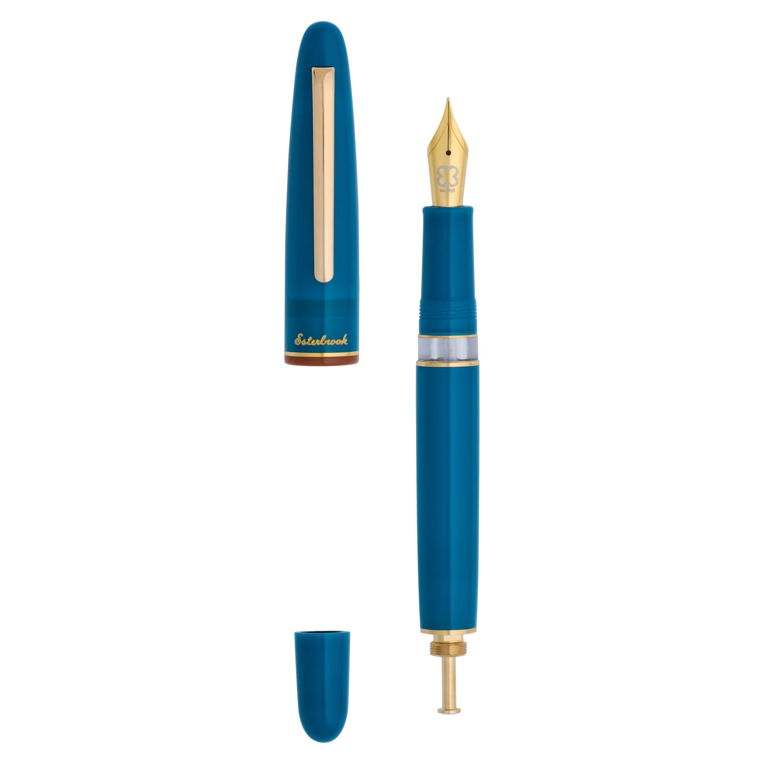 Esterbrook Back to the Land Estie Piston Fountain Pen - Funky Lake GT   Extra Fine