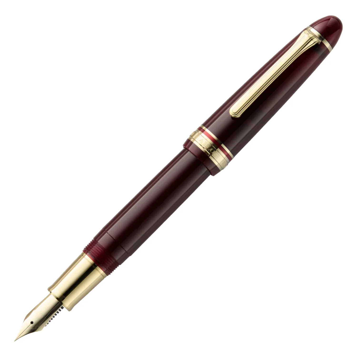 Sailor 1911L Casual Stable Fountain Pen - Muted Red GT Medium