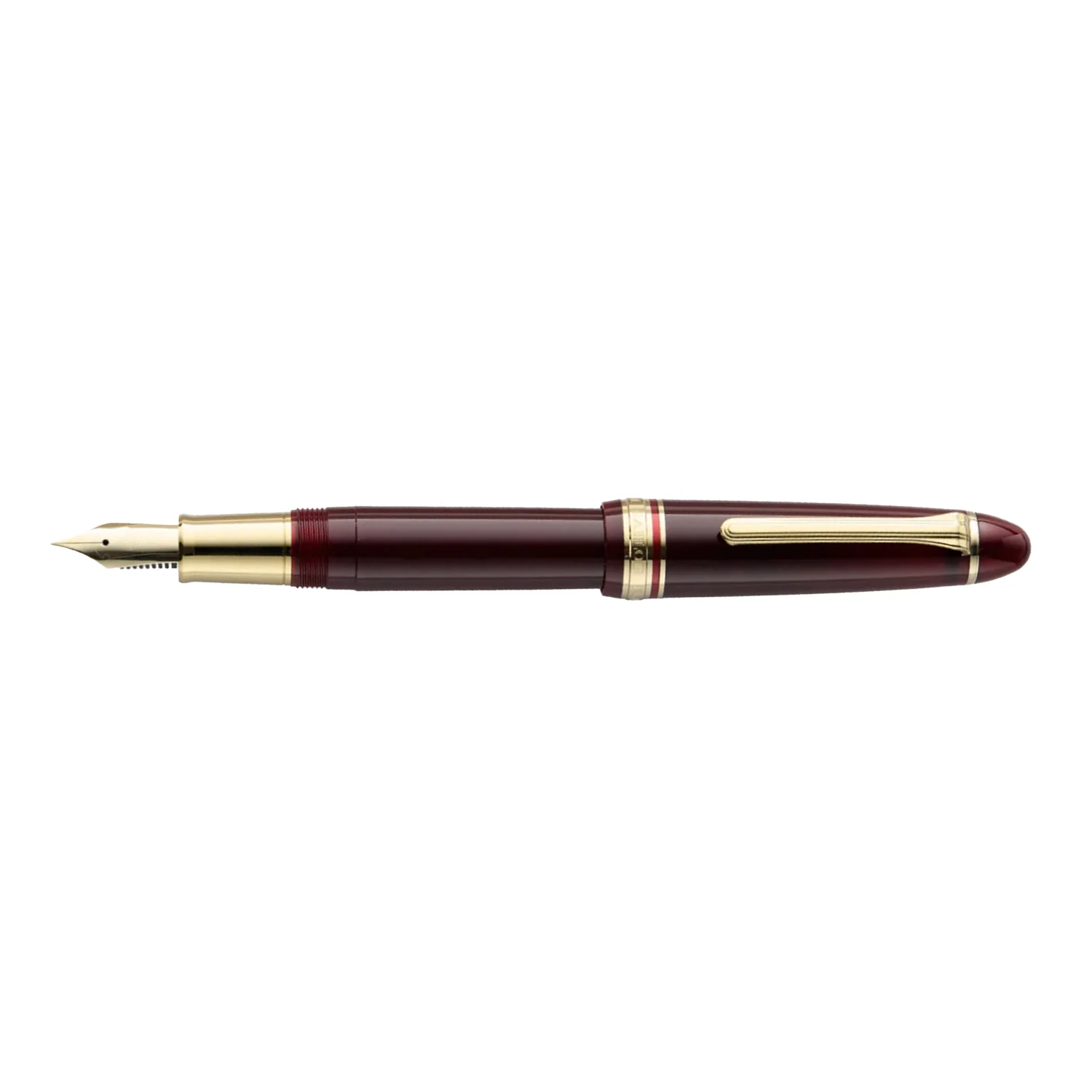 Sailor 1911L Casual Stable Fountain Pen - Muted Red GT Broad